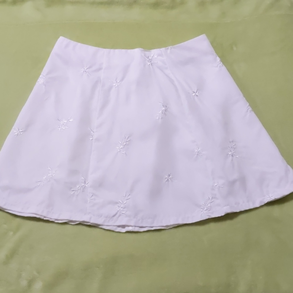 Reformation White Skirt